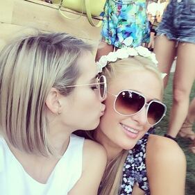 Paris Hilton tra il pubblico