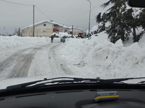 Ladri di rame traditi dalle orme lasciate nella neve