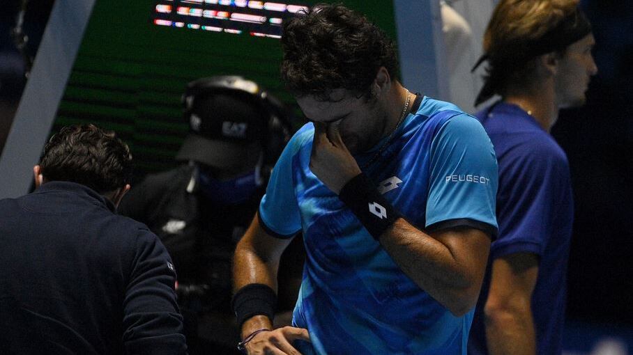 Atp Finals, Berrettini si ritira in lacrime per un infortunio