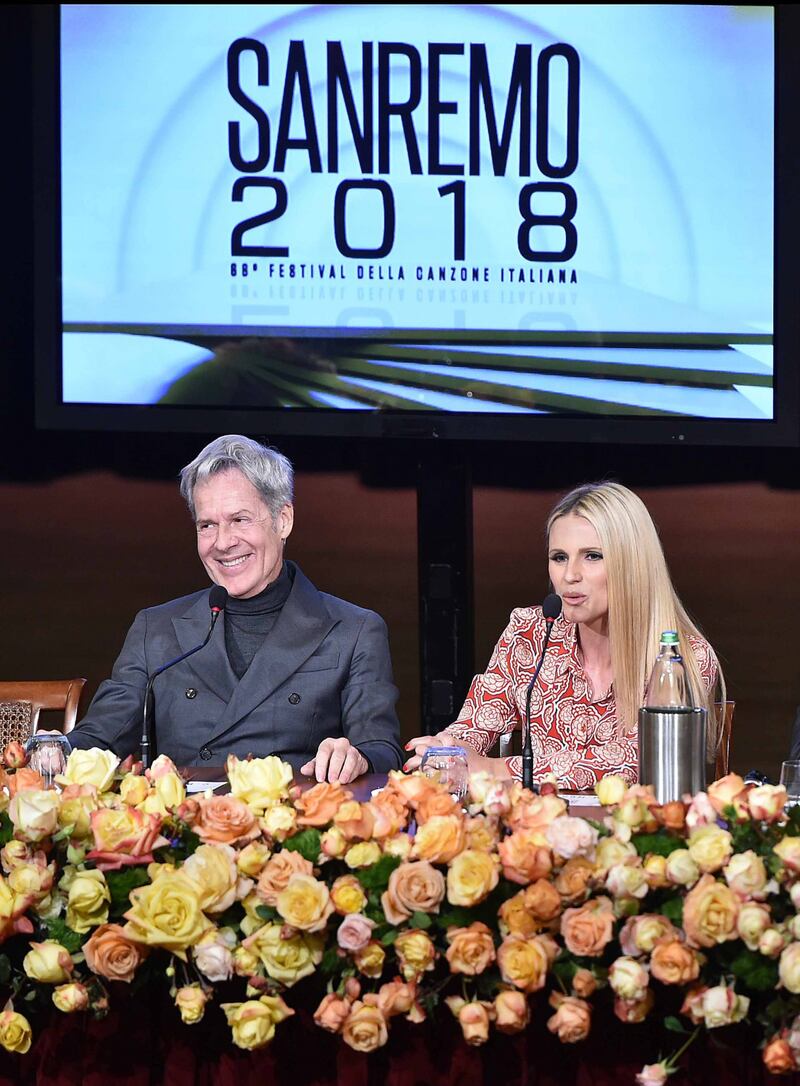 Michelle Hunziker pronta per Sanremo 8