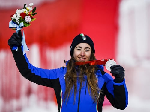 Una campionessa di sci si riconosce quando sa evitare certe "scivolate"