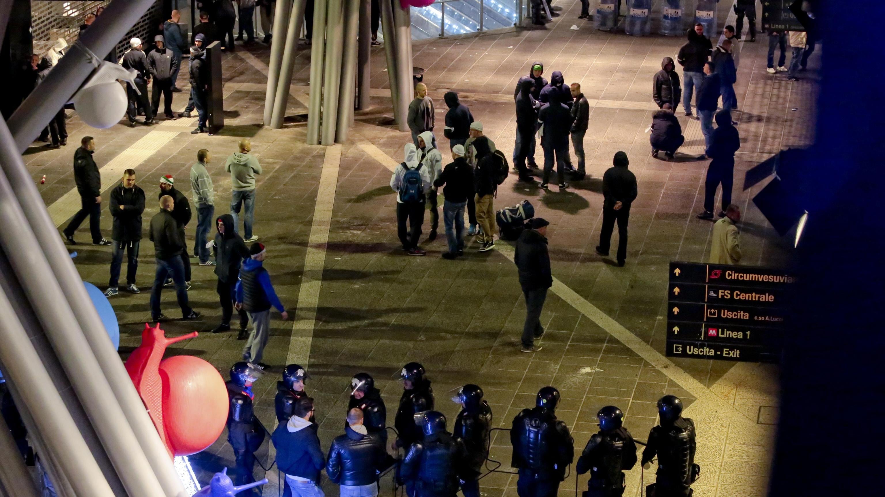 Napoli-Legia: nella notte scontri tra ultras italiani e polacchi