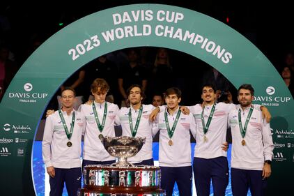L'Italia conquista la Coppa Davis: le immagini più belle della vittoria contro l'Australia 5