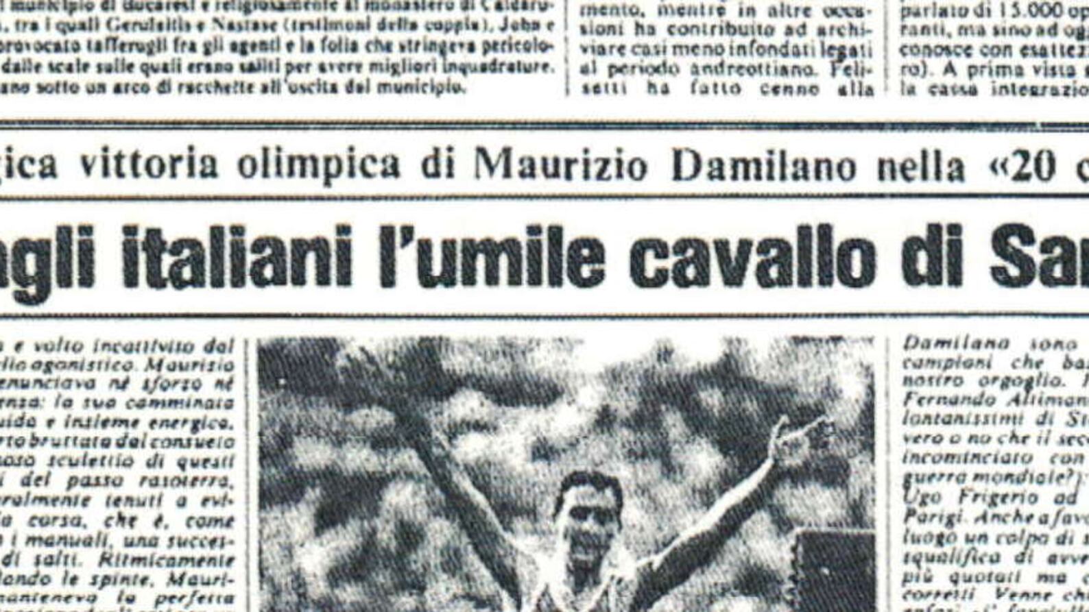 Mosca 1980. Damilano, marcia trionfale. Brera: "Poveri russi che ci tifano contro"