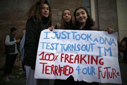 Roma, manifestazione contro i cambiamenti climatici  2