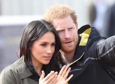 Meghan Markle con il Principe Harry agli Invictus Games 1