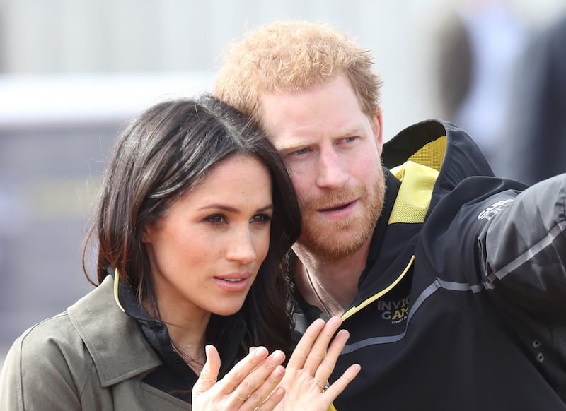 Meghan Markle con il Principe Harry agli Invictus Games 1