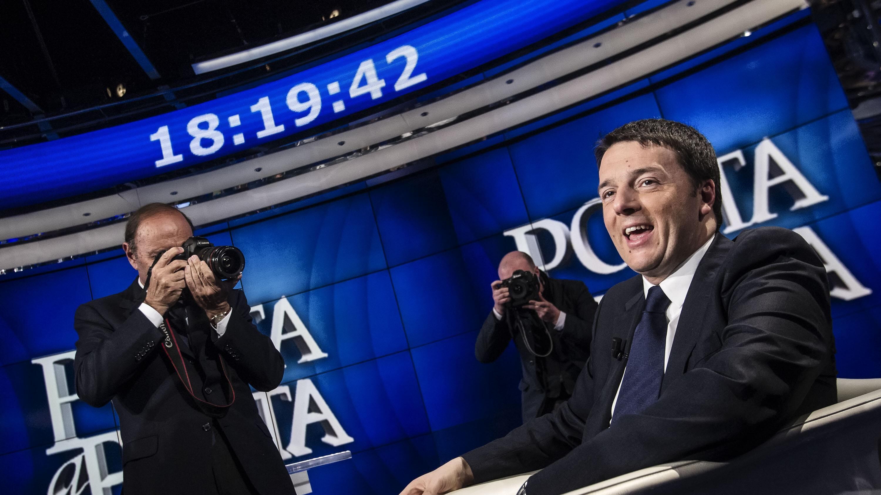 "Porta a Porta", ascolti da record per Renzi: oltre il 25% di share