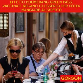 Ecco la satira del giorno. Effetto boomerang Green Pass 1