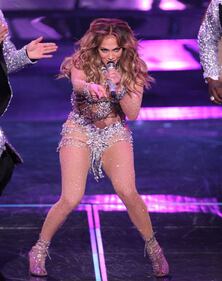 Jennifer Lopez, trasparenze a Las Vegas 40