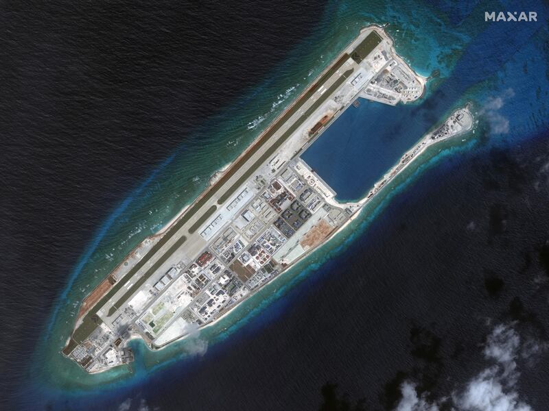 Fiery Cross Reef: una delle isole artificiali nel Mar Cinese Meridionale
