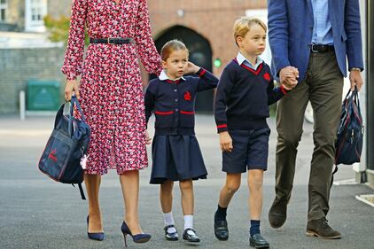 Primo giorno di scuola per Charlotte e George  7