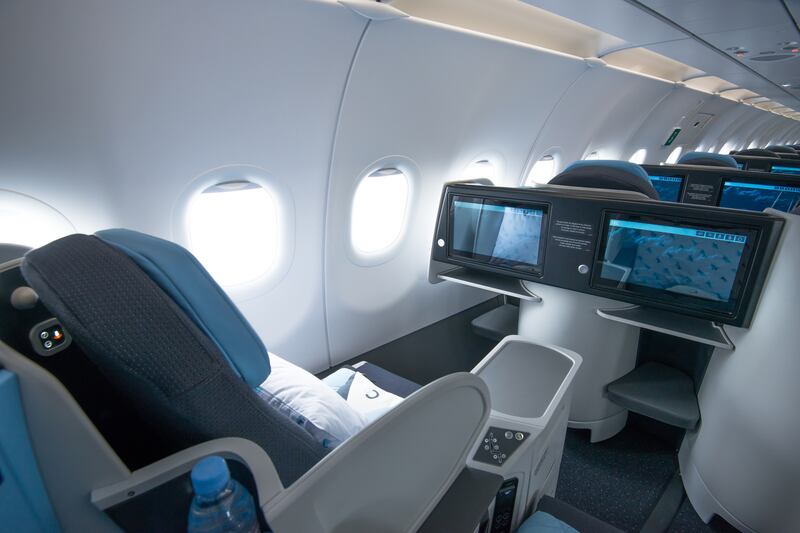 La Compagnie interno Airbus A321neo all business