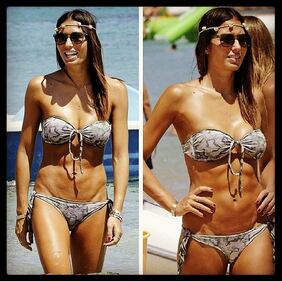 La Gregoraci perde il bikini 3