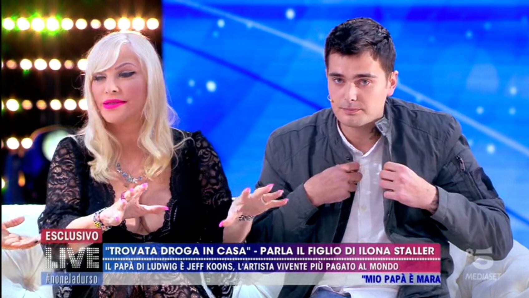 La verità del figlio di Cicciolina, sulla droga trovata nella sua casa