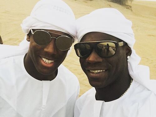 Altro che europei, Balotelli si diverte a Dubai