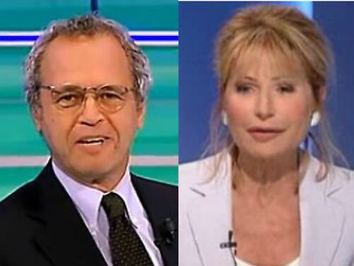 Scontro Mentana-Gruber sulle lamentele di Renzi
