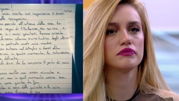 "La situazione è ancora delicata…”. La lettera di Heidi dopo l’abbandono del GF