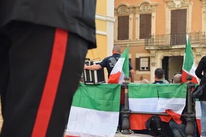 La manifestazione delle forze dell'ordine 3