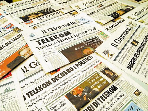 Le prime pagine