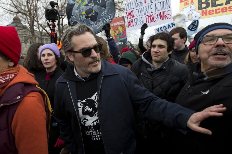 Joaquin Phoenix, le immagini delle premiazioni 2
