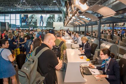 Code al checkin aeroporto Malpensa 7