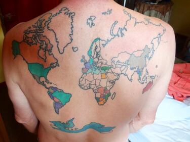 Il mondo tatuato sulla schiena 4