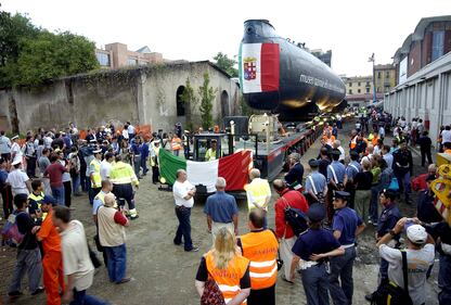 Il sottomarino Toti e il suo viaggio verso Milano 6