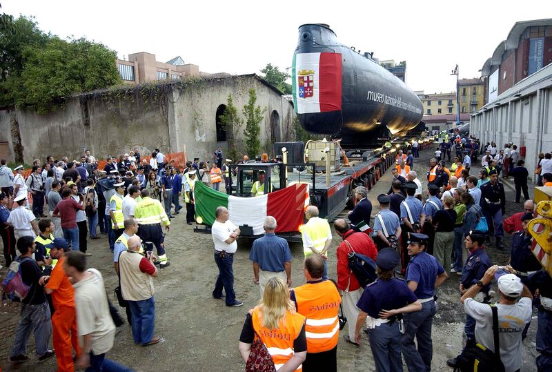 Il sottomarino Toti e il suo viaggio verso Milano 6