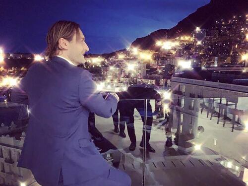Francesco Totti vola a Montecarlo per il compleanno di Ilary Blasi