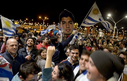 Suarez, l'accoglienza dei tifosi 2