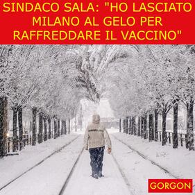 Ecco la satira del giorno. Il sindaco lascia Milano al gelo 1