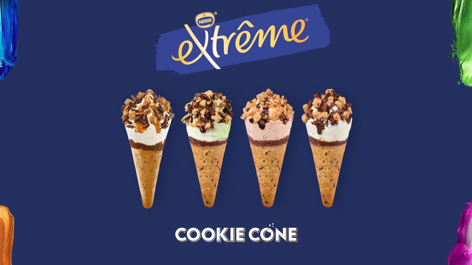 Arriva Extrême Cookie Cone, il nuovo cono gelato fuori dagli schemi