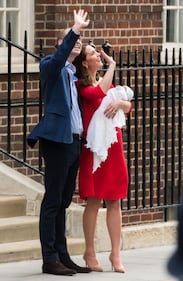 Kate Middleton e il Principe William col Royal Baby 4