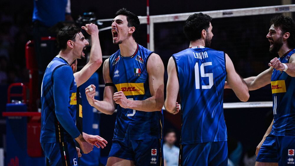 Nations League, l'Italvolley maschile piega anche la Slovenia e vola in finale