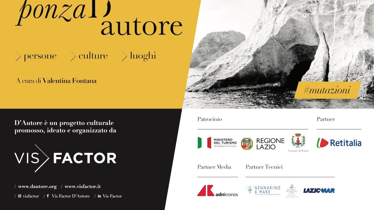 Torna il 18 e 19 luglio Ponza D'Autore: l'Italia che cambia si guarda allo specchio
