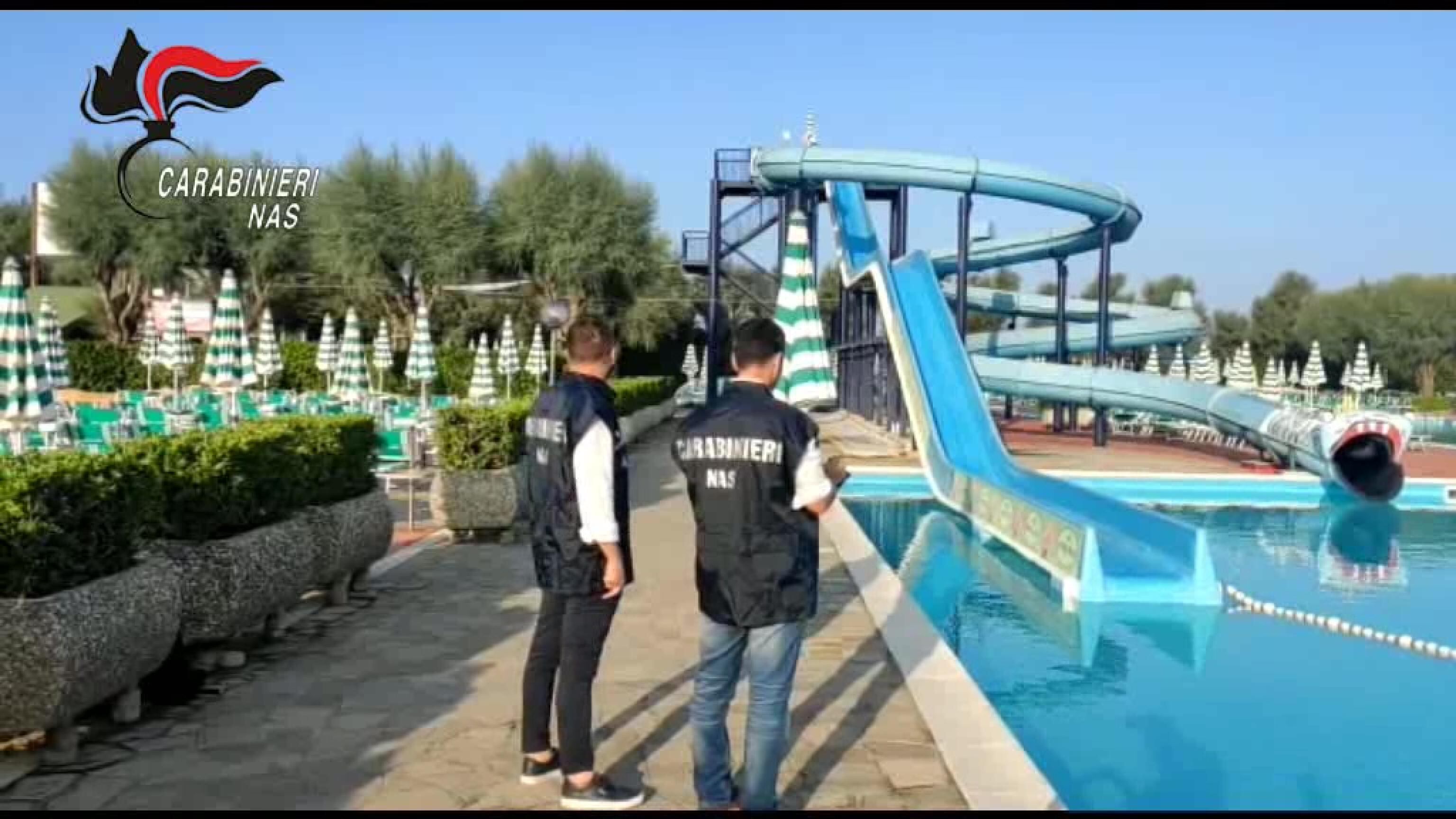 Batteri fecali nei parchi acquatici: chiuse 10 strutture