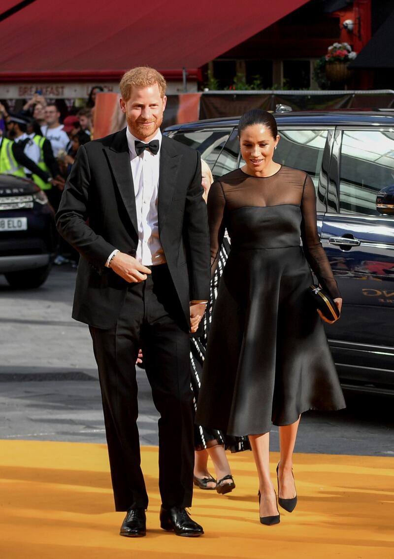 Meghan Markle e il Principe Harry alla première de "Il Re Leone": foto 7