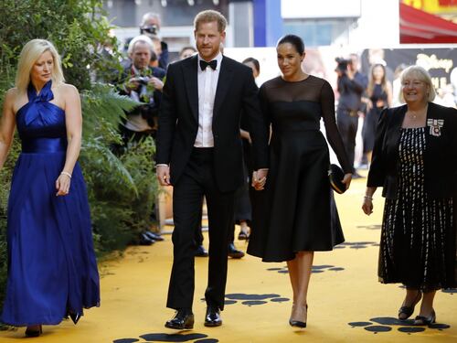 Meghan Markle e il Principe Harry alla première de "Il Re Leone": foto