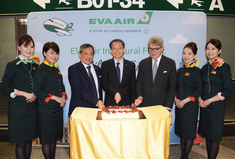 Inaugurazione volo Eva Air da Malpensa a Taipei