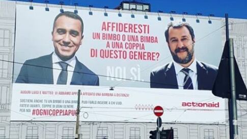 La sfida di Action Aid: "Anche Salvini e Di Maio possono adottare bimbi"
