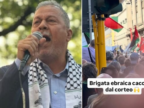L’associazione di Hannoun e il figlio gioiscono per la cacciata della brigata ebraica