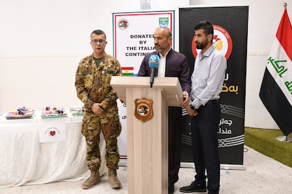 Donazioni del contingente italiano alle popolazioni del Kurdistan 4