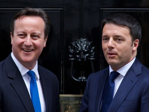 Renzi va a Londra e incassa il sostegno di Cameron