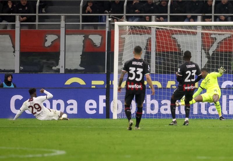 Dia gol Milan Salernitana