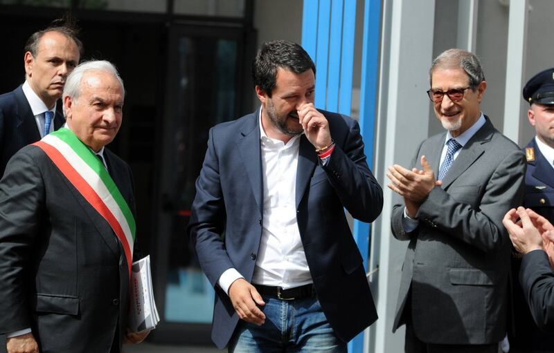 Matteo Salvini inaugura il nuovo commissariato di polizia di Corleone 8