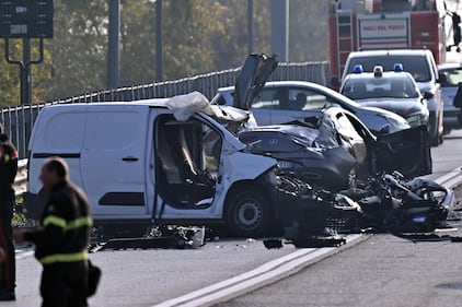 Le immagini dell'incidente di Bergamo: 2 morti e un ferito gravissimo 1