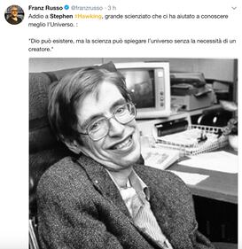 Stephen Hawking, le reazioni social sulla morte 13