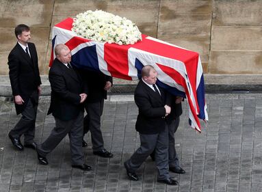 Londra, i preparativi per il funerale della Thatcher 1
