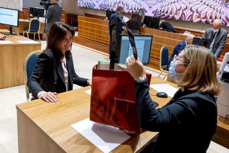 I senatori eletti arrivano a Palazzo Madama per gli accrediti 5